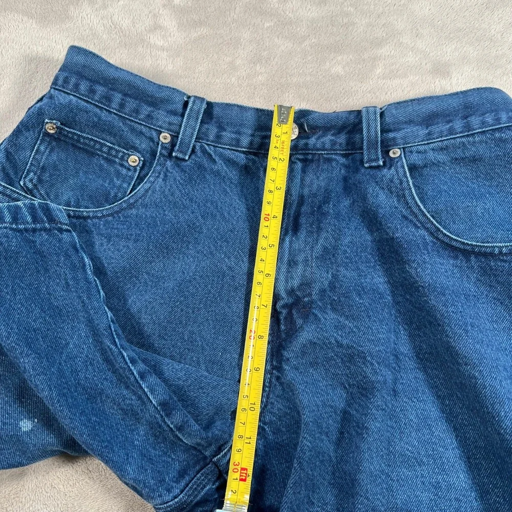 Vintage JNCO Jean Shorts Men's 33 Blue Denim Made in USA 90s Skater Baggy Style